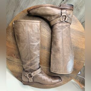 Frye Phillip Tall Harness Boot Size 8.5